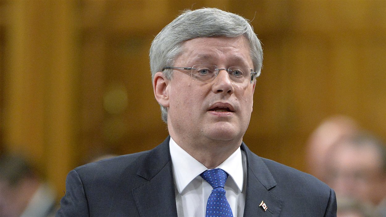 Le premier ministre Stephen Harper