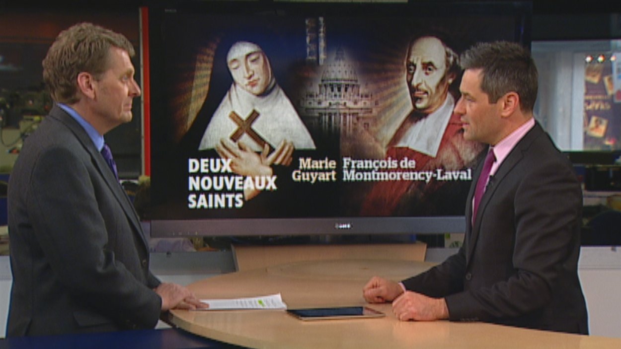 Alain Crevier et Bruno Savard parlent de la canonisation de deux missionnaires.