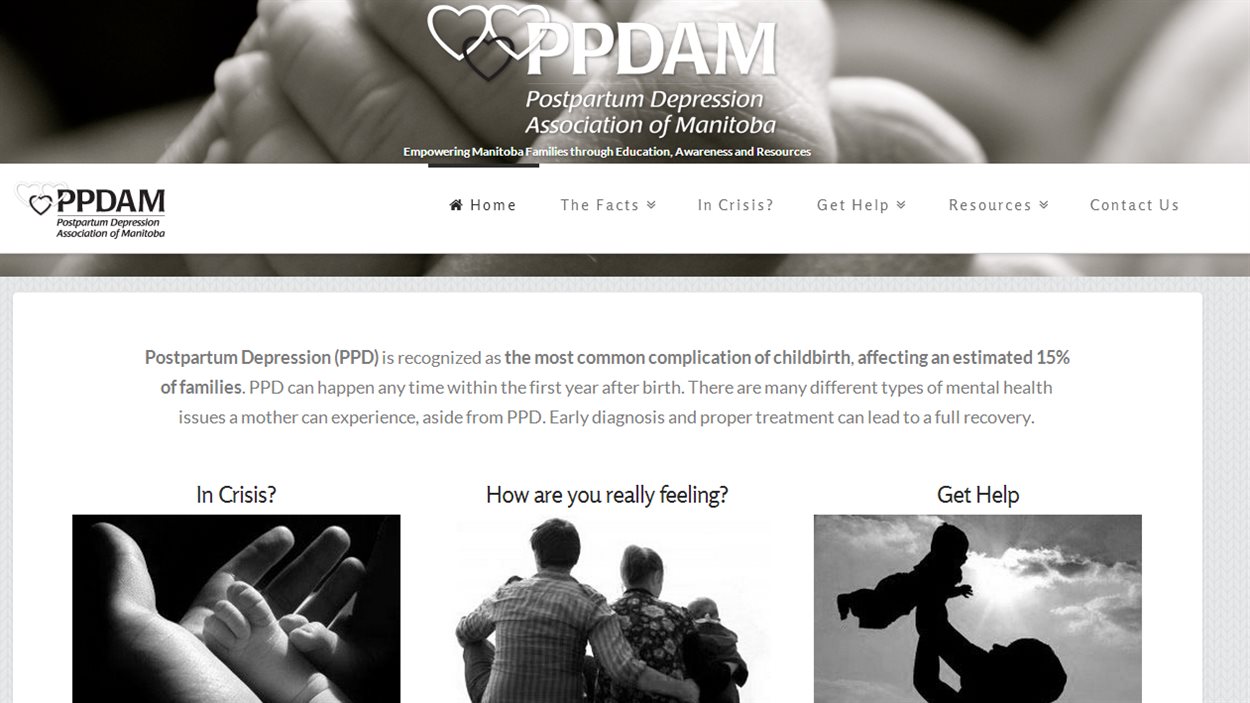 L'Association manitobaine de la dépression post-partum a lancé un nouveau site web destinée aux mères en détresse. 