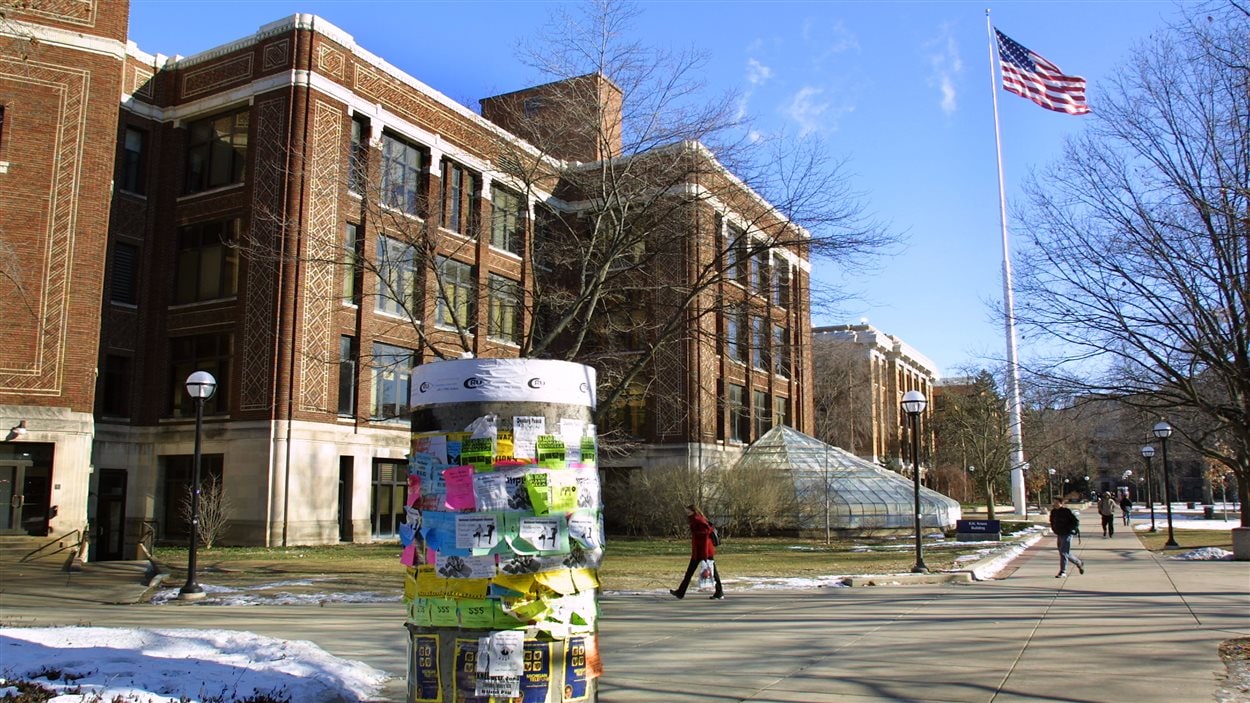 Le campus de l'Université du Michigan à Ann Arbor.