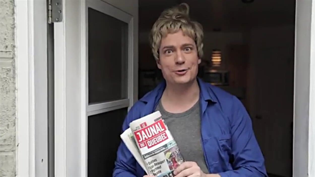 David Lemelin tente un retour à l'humour