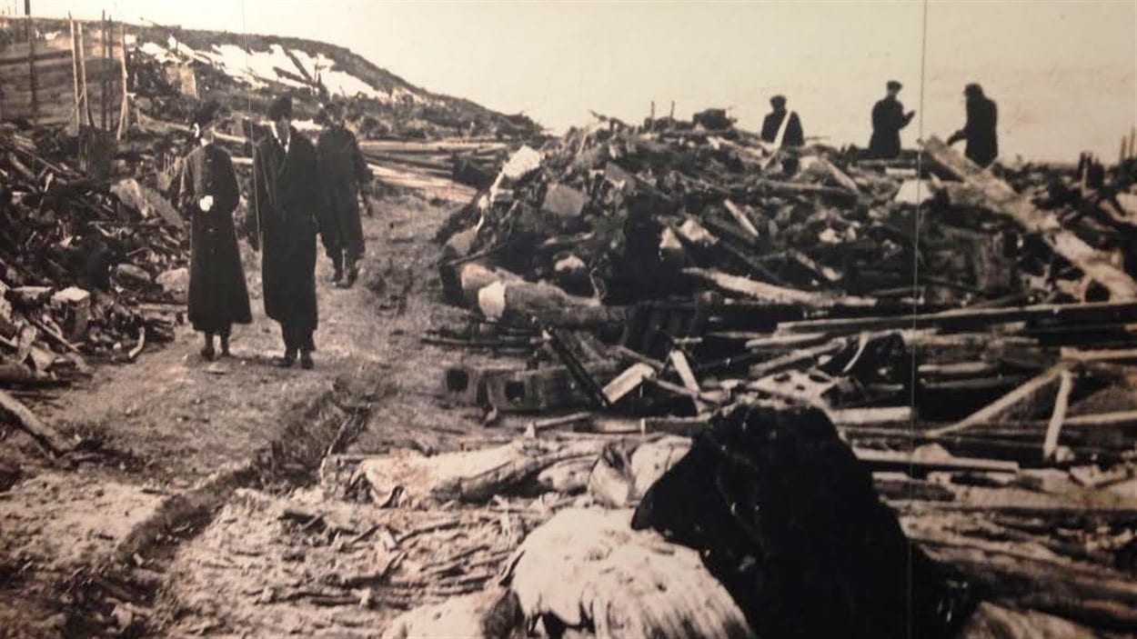 Explosion à Halifax en 1917
