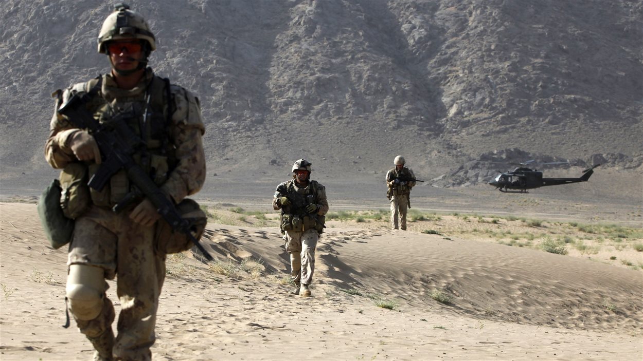 Des soldats canadiens en mission en Afghanistan en 2011.
