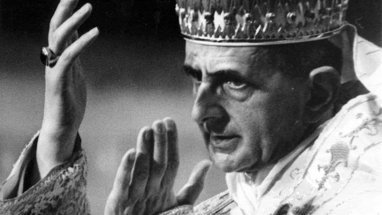 Le pape Paul VI, en 1964