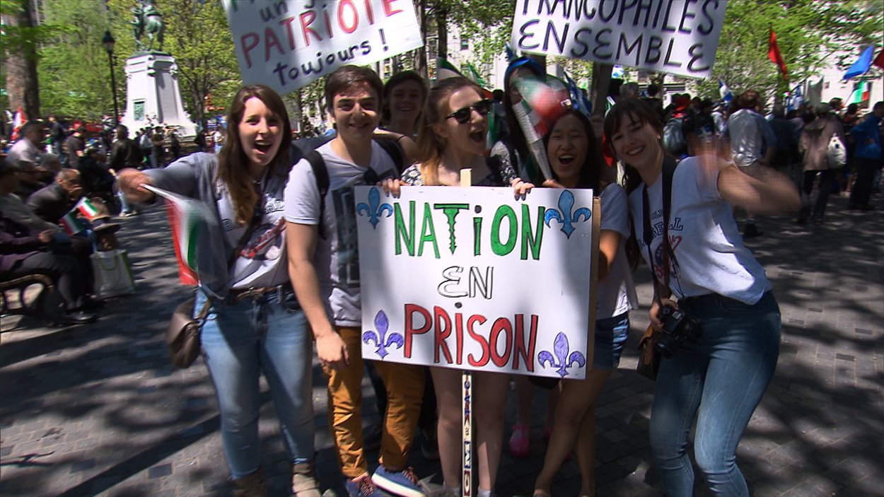 Marche des Patriotes à Montréal