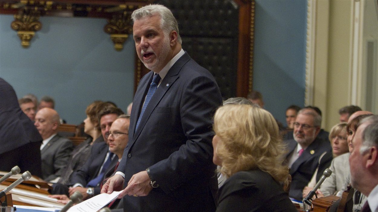 Philippe Couillard à l'Assemblée nationale