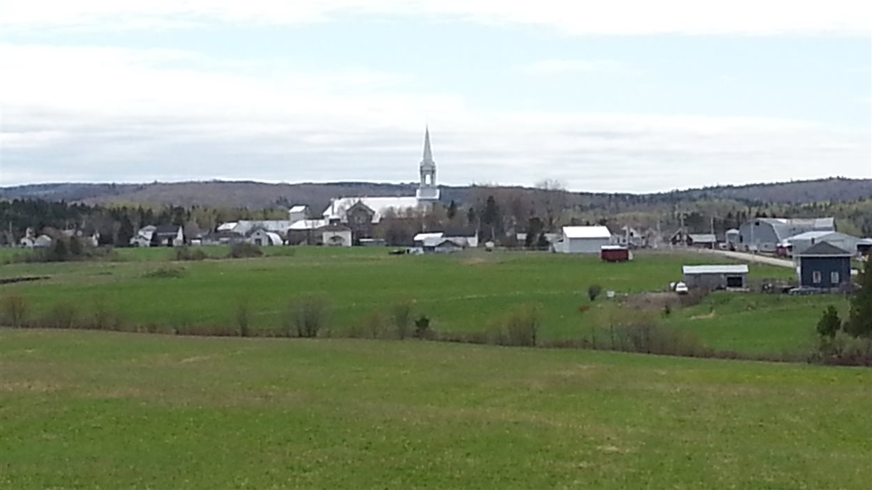 Le village de Saint-Damase dans la Matapédia