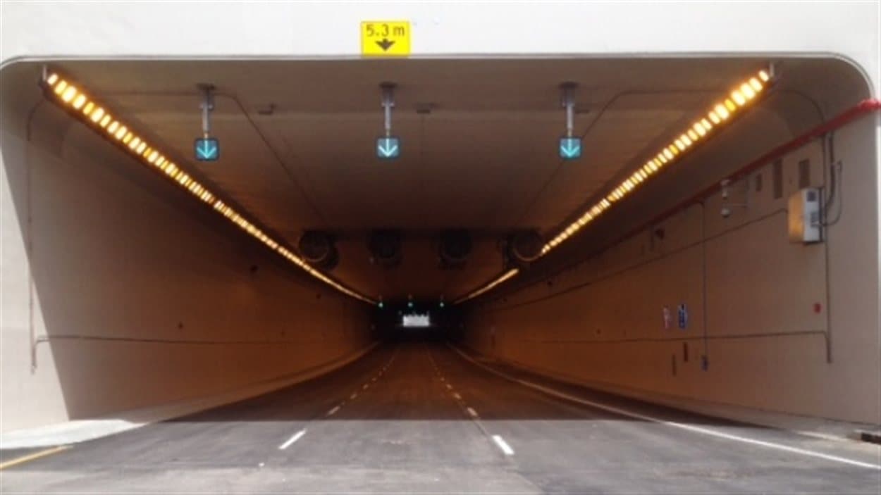 Le tunnel sous l'aéroport de Calgary