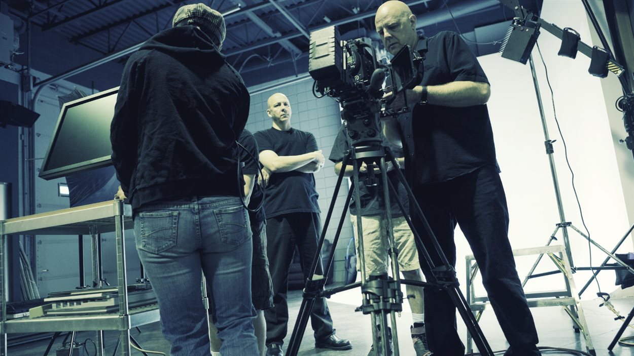 Un plateau de tournage