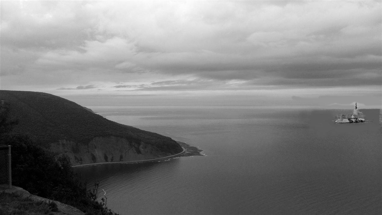 Sous-marin sur le SAint-Laurent (reconstitution)