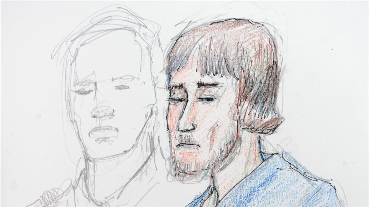 Dessin représentant Justin Bourque