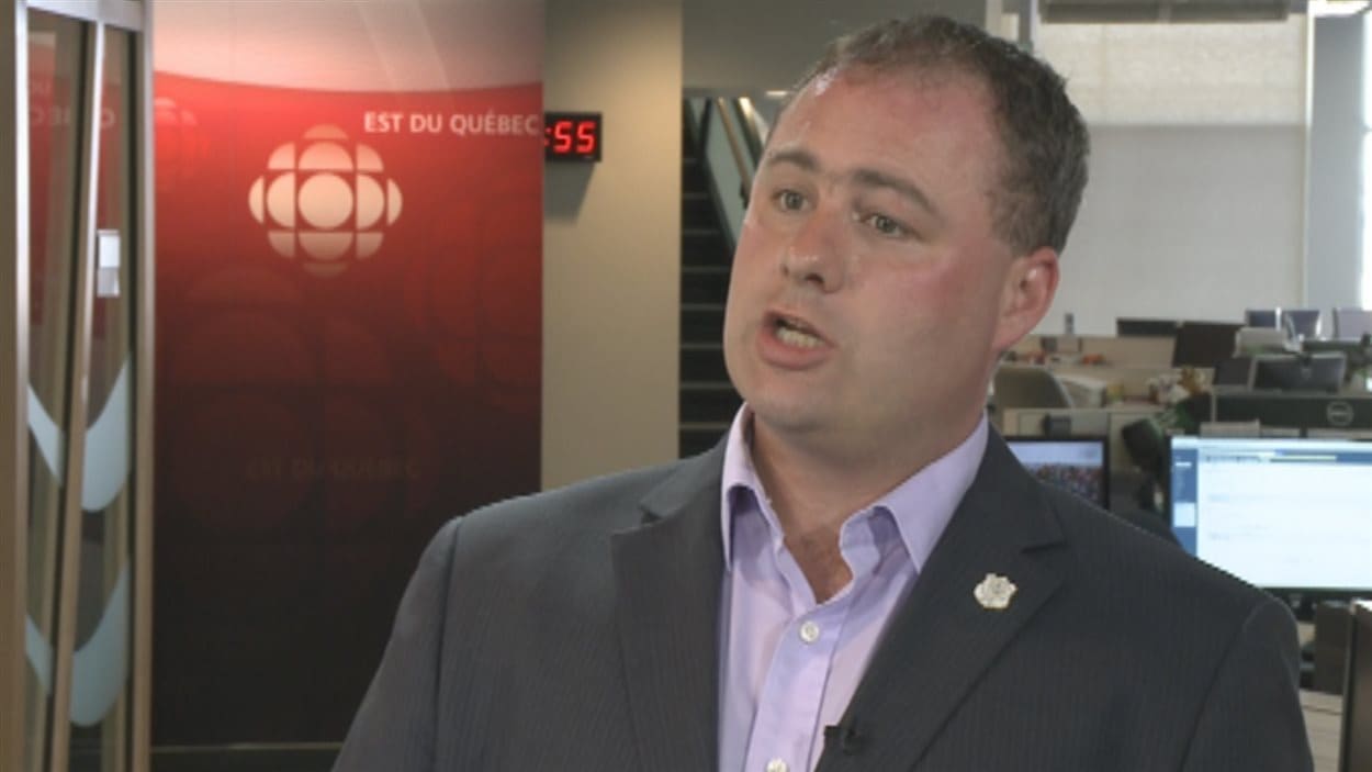 Mathieu Lavoie, président du Syndicat des agents de la paix en services correctionnels du Québec