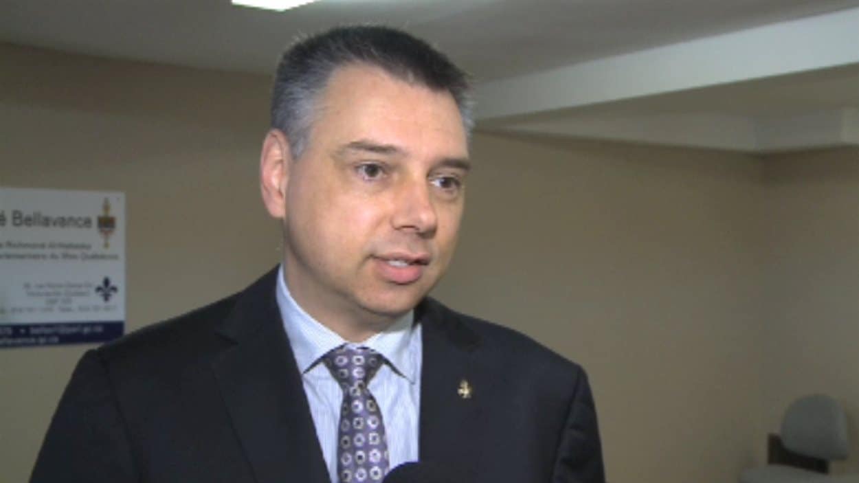 Le député de Richmond-Arthabaska, André Bellavance