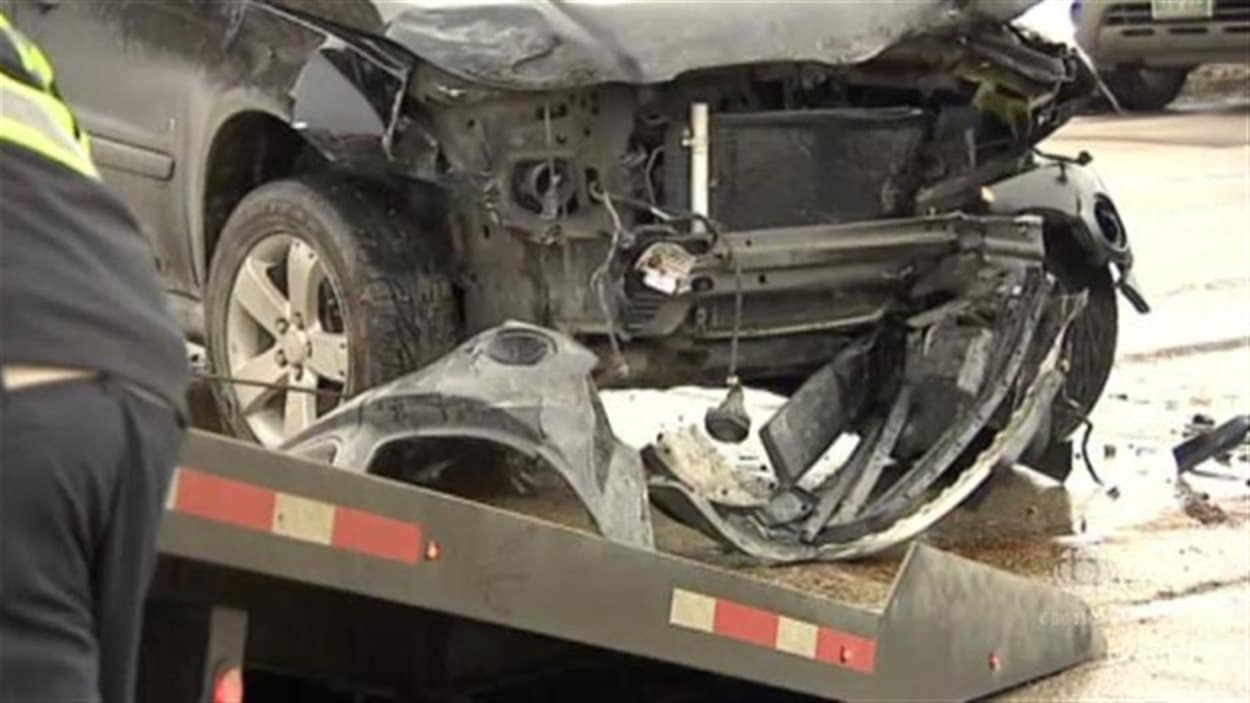 L'hiver difficile à Winnipeg a entraîné de nombreux accidents de voiture.