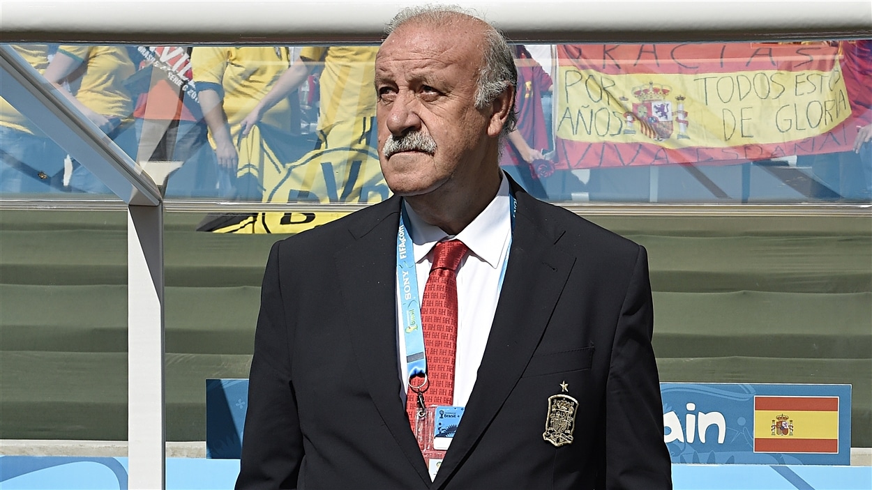 La nostalgie des grands jours se lit dans le visage du sélectionneur espagnol Vincente Del Bosque.