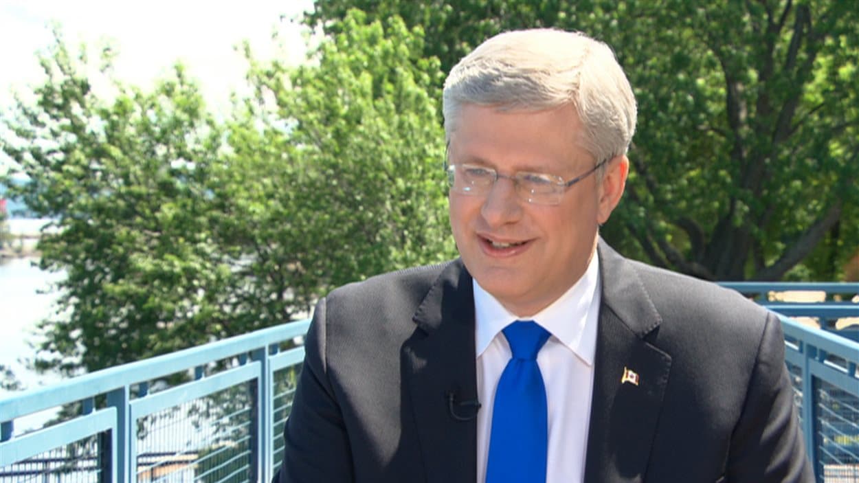 Les Québécois plus réceptifs au message conservateur, dit Harper