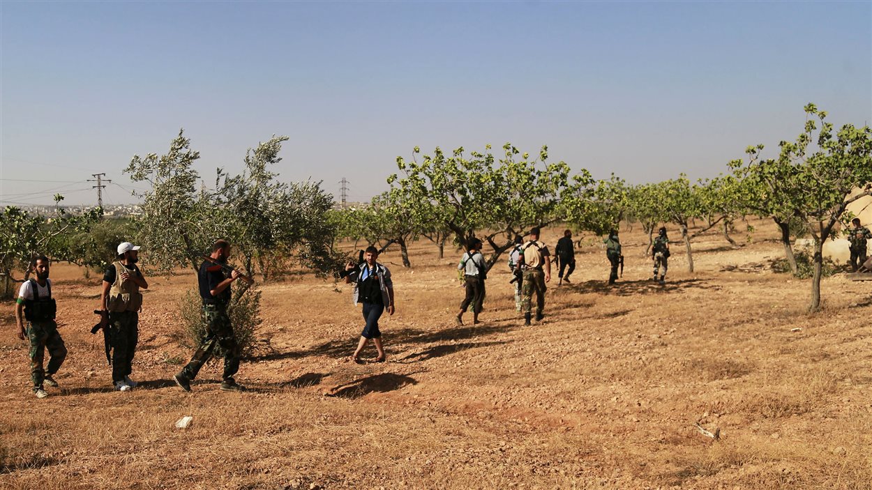 Des rebelles syriens dans la région d'Alep, dans le nord du pays. (archives)