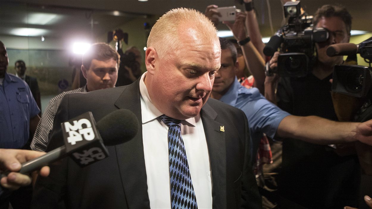 Le maire de Toronto, Rob Ford