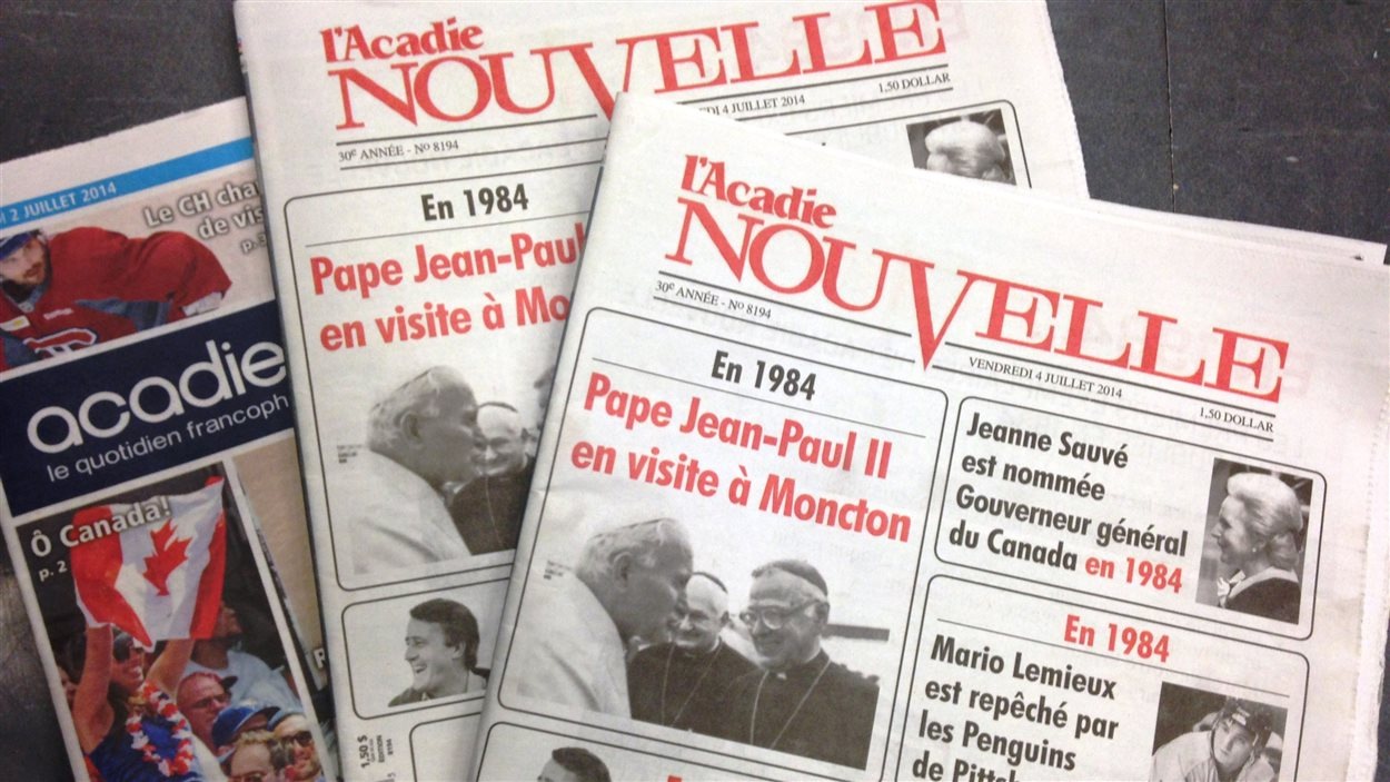 L'Acadie Nouvelle fête ses trente ans RadioCanada