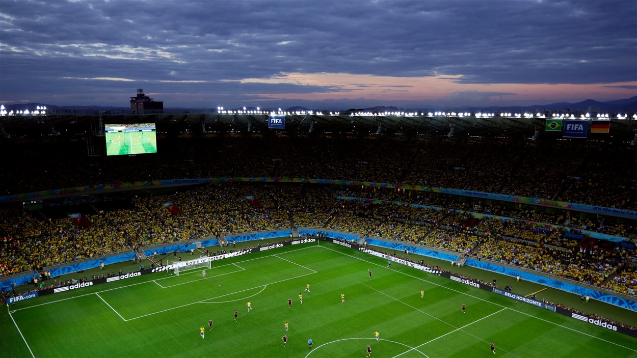 L'Estadio Mineirao pendant le match Allemagne-Brésil