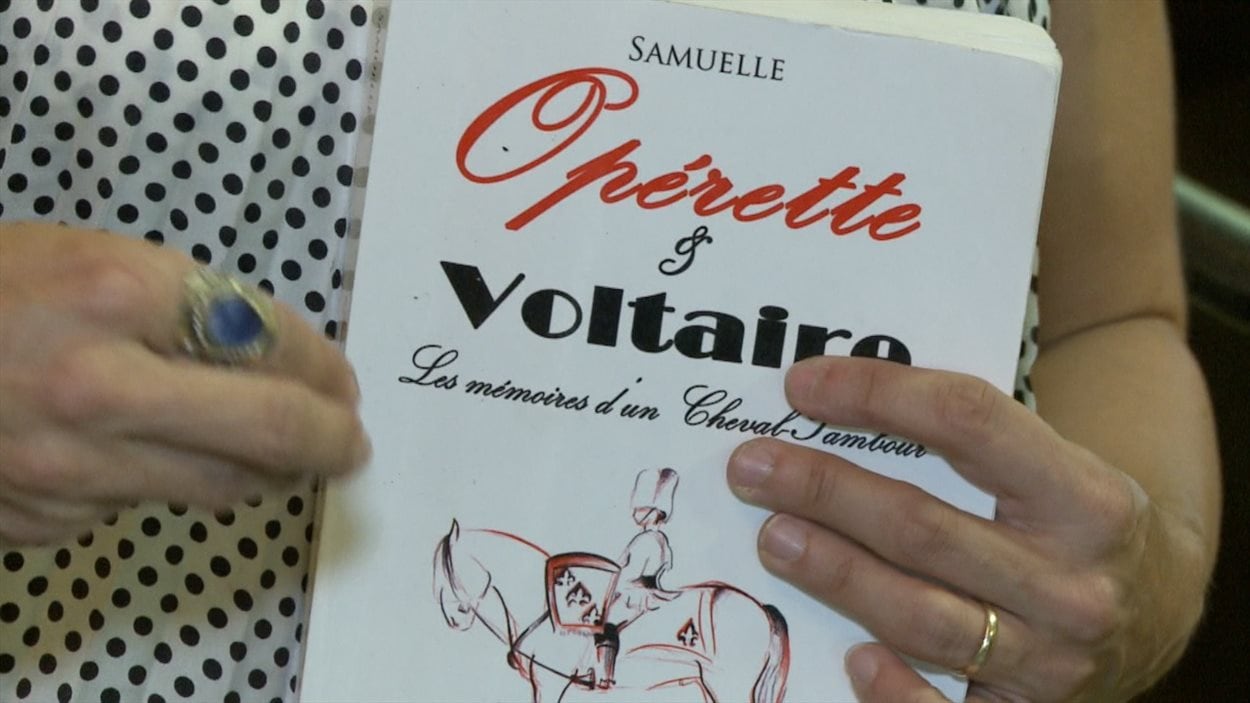 Opérette et Voltaire, un roman écrit par Samuelle Ducroq-Henry, qui raconte la vision d'un cheval gitan sur les humains.
