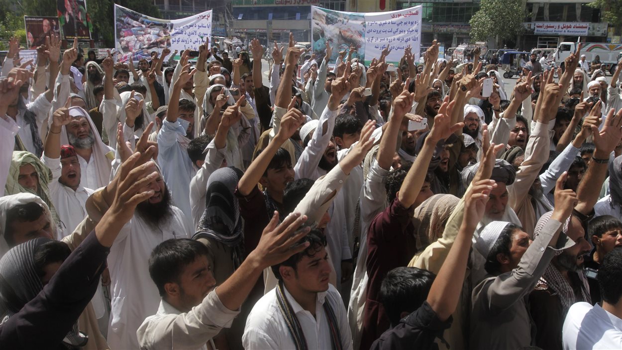 Soutien afghan aux Palestiniens