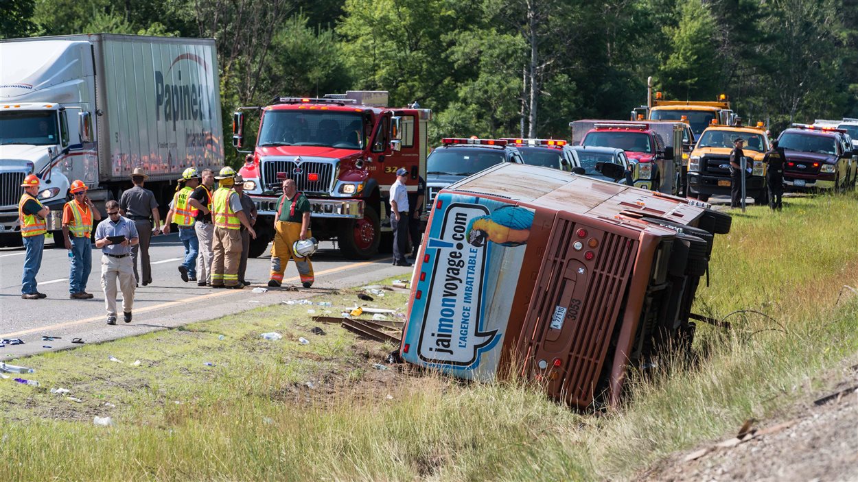 L'accident est survenu sur l'autoroute 87 dans l'état de New-York.