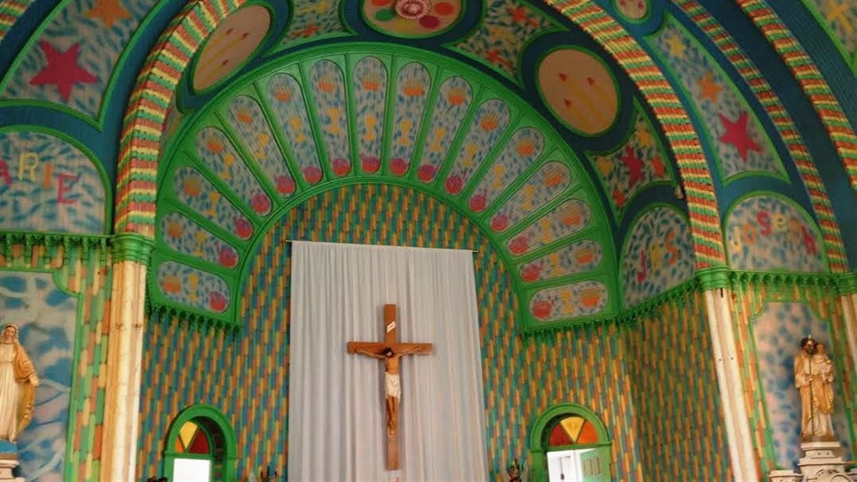 Lamèque le décorateur de l'église SainteCécile se souvient Radio