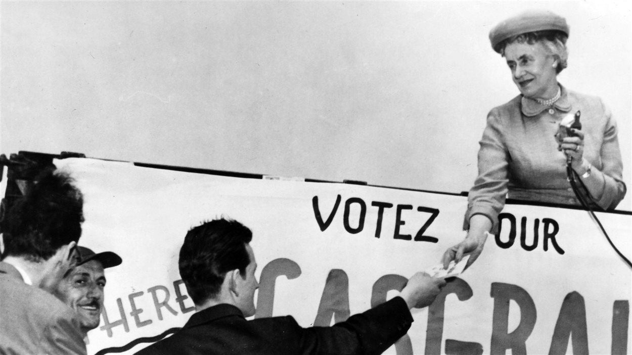 Thérèse Casgrain en 1967