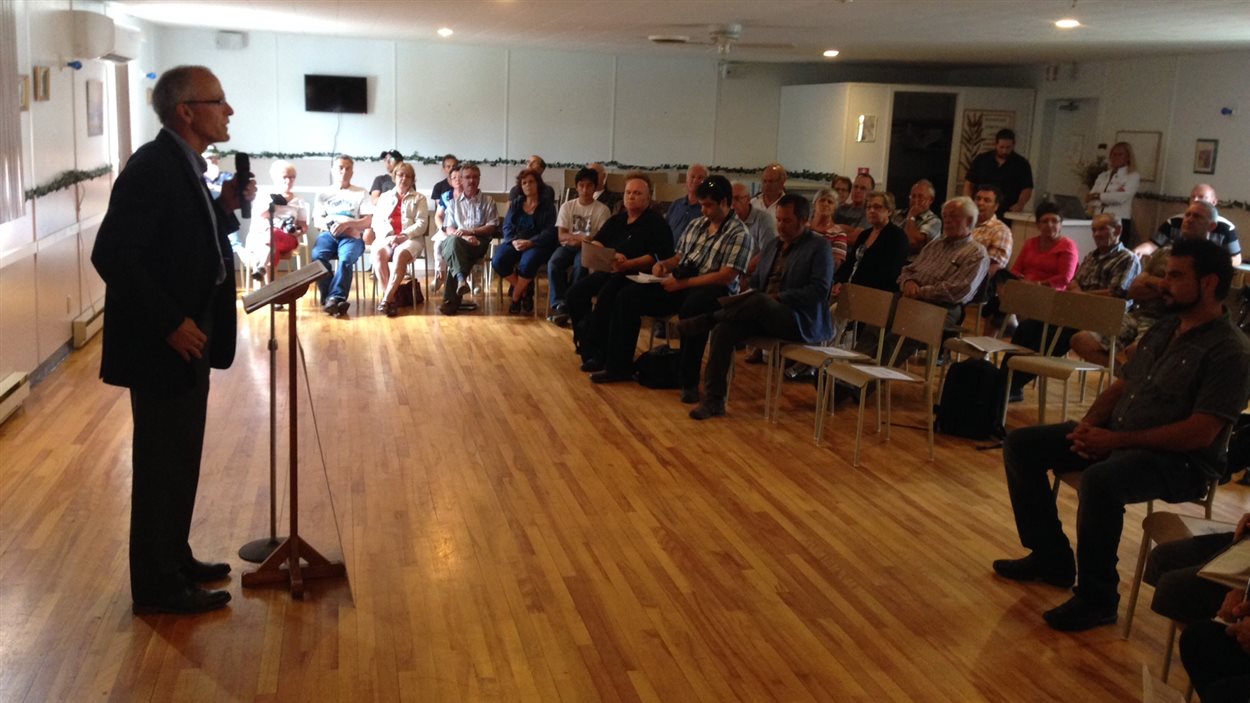 Le maire de Ristigouche-Sud-Est explique la situation.
