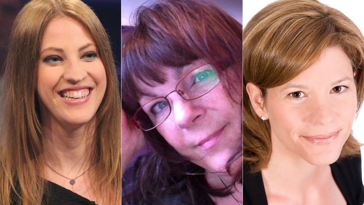 India Desjardins, Marie-Christine Bernard et Katia Canciani