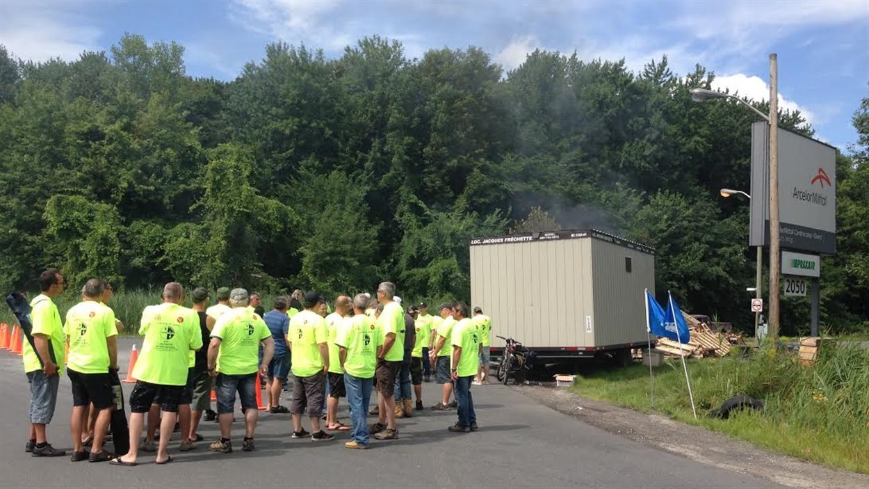 Contrecoeur fin du lockout à l'usine d'ArcelorMittal RadioCanada