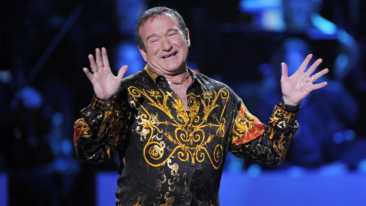 Robin Williams lors de son passage à American Idol en avril 2008