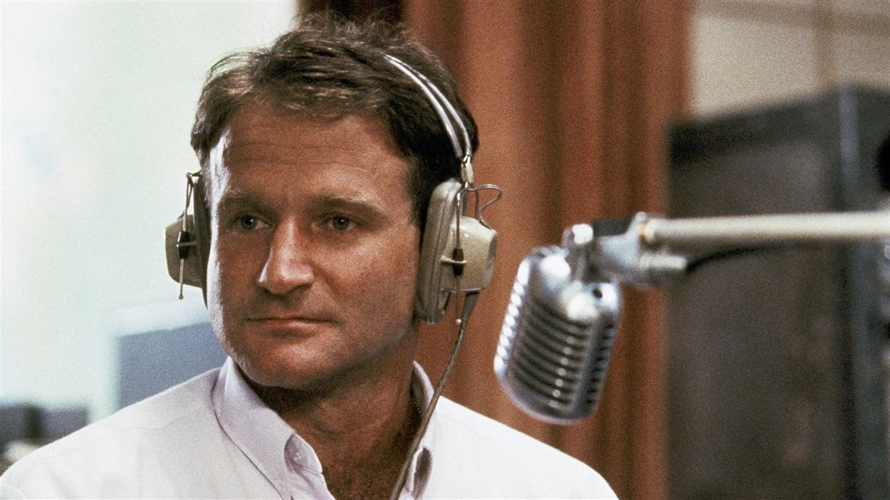 Robin Williams dans Good Morning Vietnam, en 1987