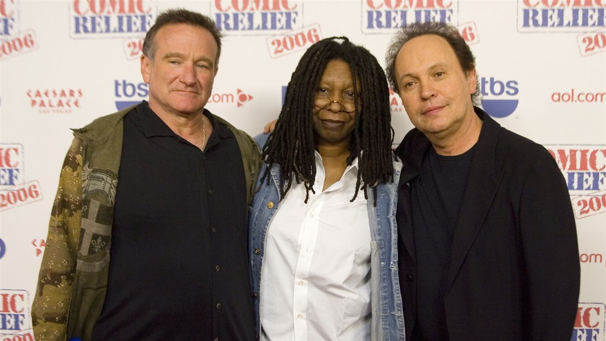 En novembre 2006, Robin Williams, à gauche, avec  Whoopi Goldberg et Billy Crystal