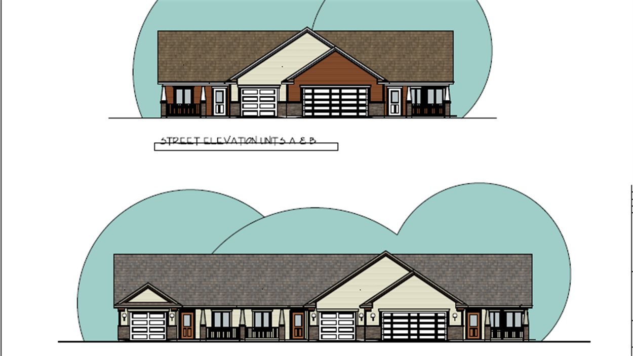 Les condos seront construits près du Chalet Malouin à St-Malo.