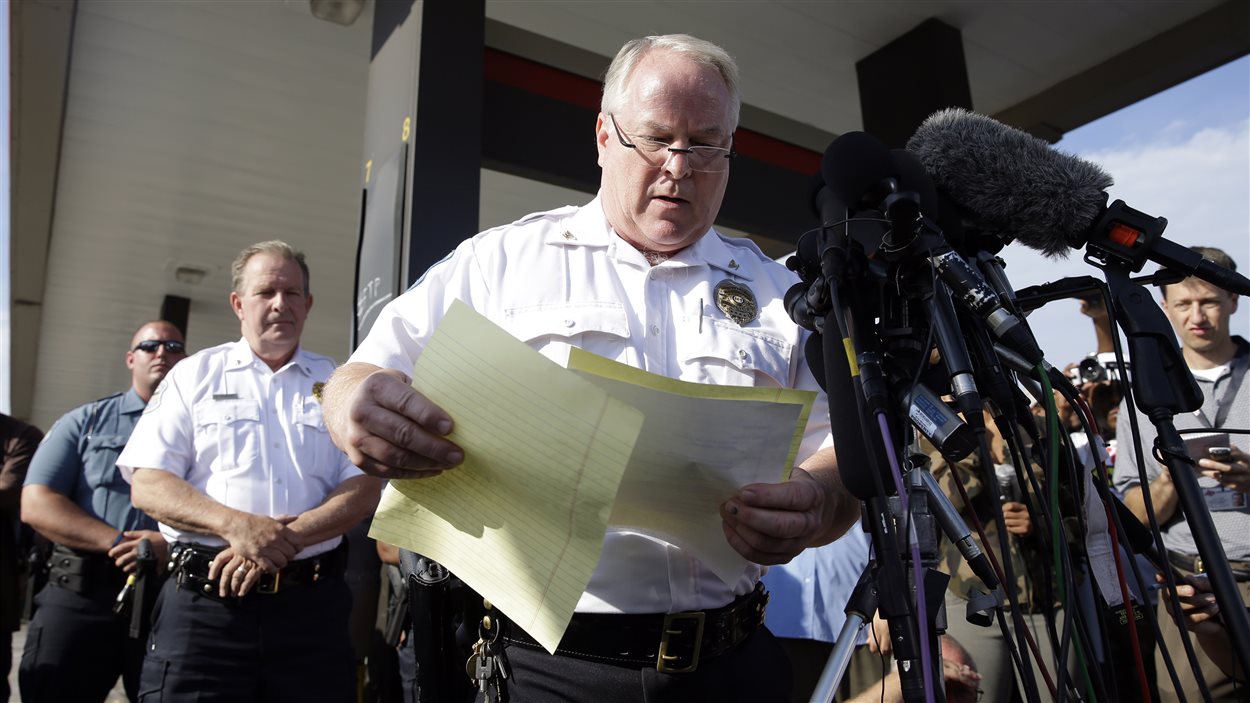 Le chef de la police de Ferguson, Thomas Jackson, le 15 août 2014