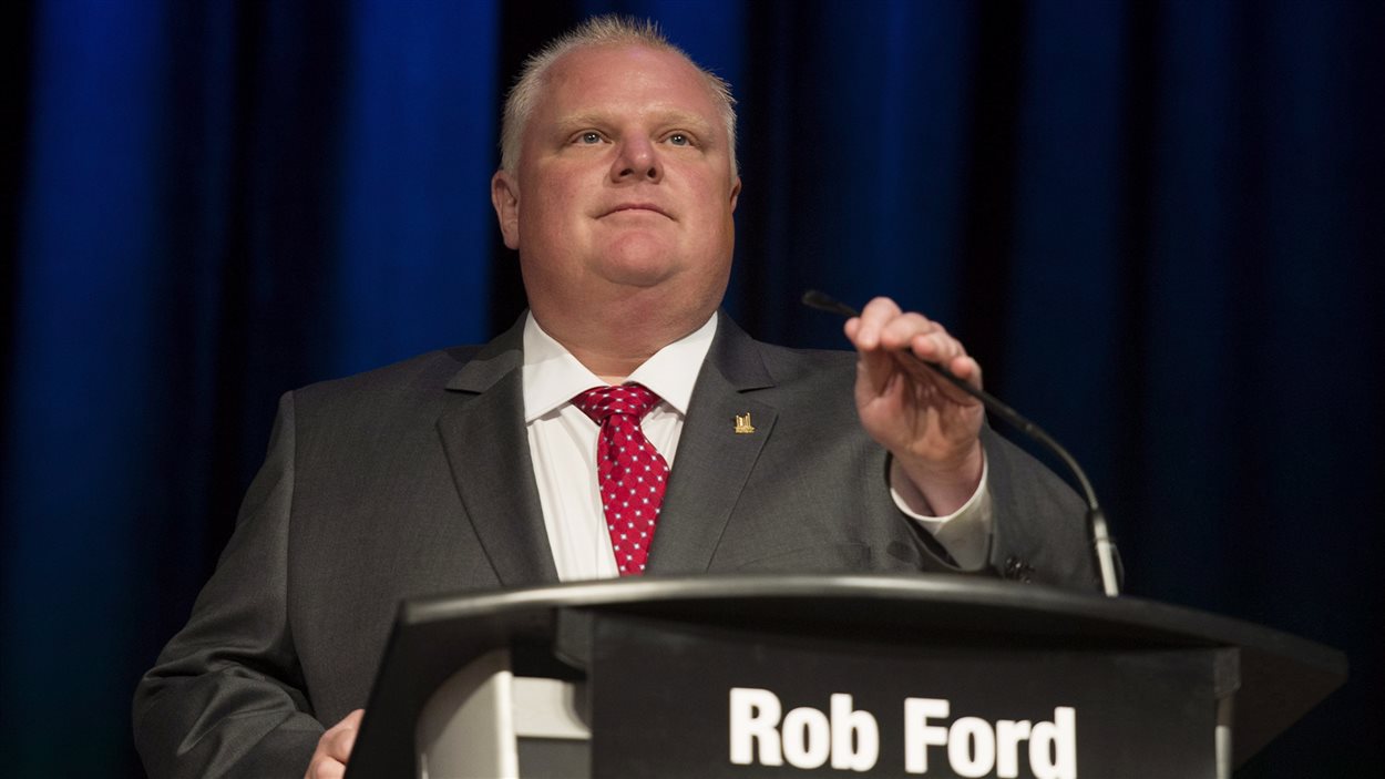 Le maire de Toronto, Rob Ford