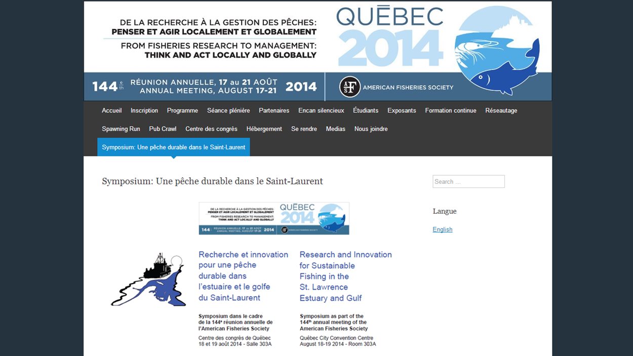 Présentation du Québec lors de la réunion annuelle de l'AFS