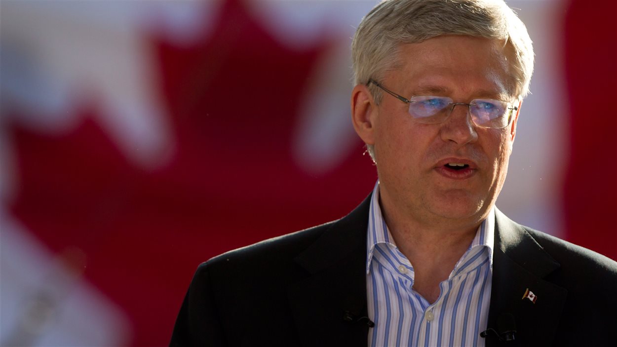 Le premier ministre Stephen Harper était de passage en Colombie-Britannique le mercredi 20 août 2014.