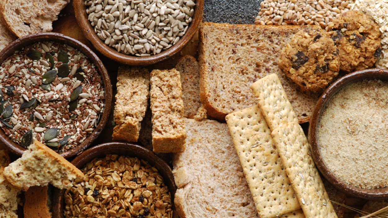 Pains, biscottes et autres produits céréaliers.