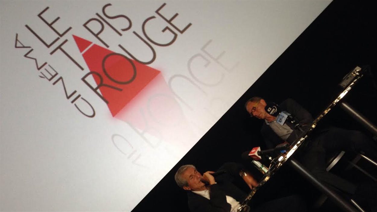 Claude Lelouch au cinéma Le Tapis Rouge de Trois-Rivières.