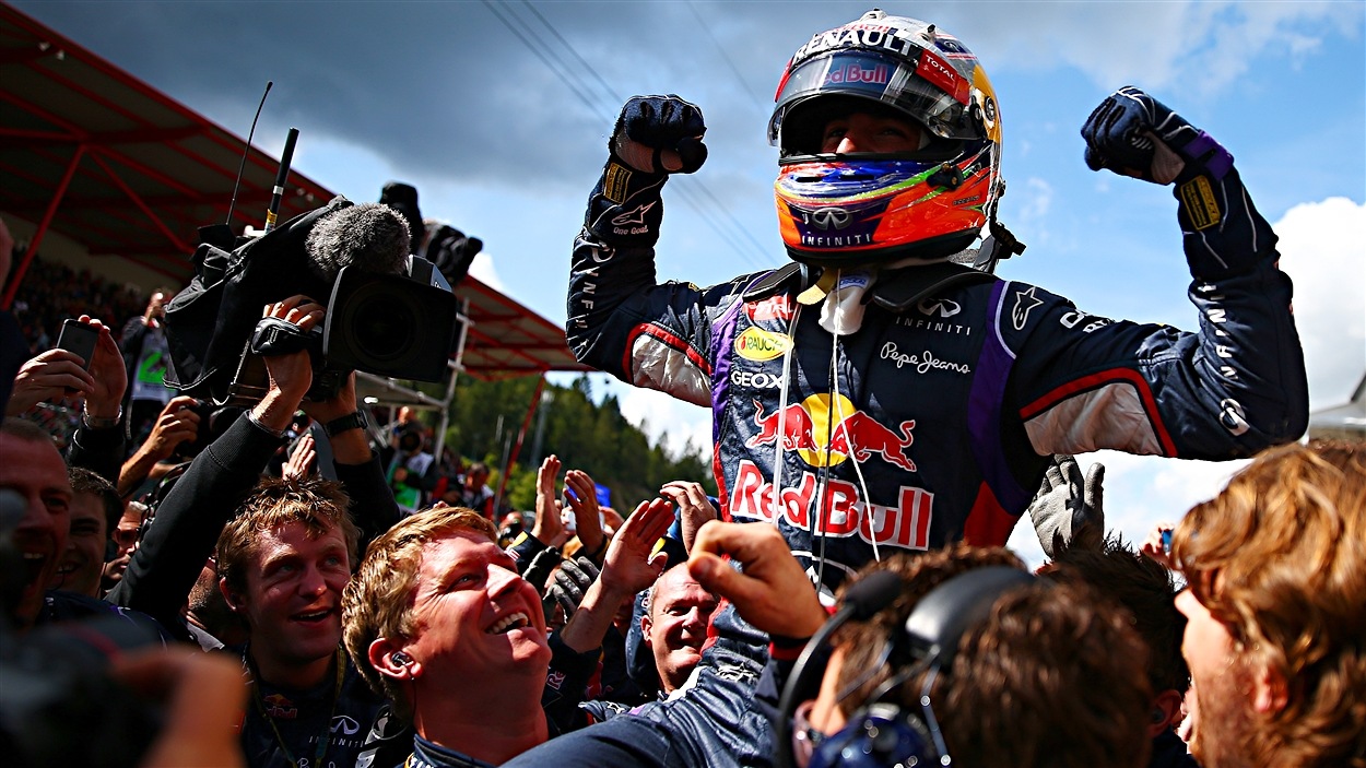 Daniel Ricciardo en Belgique