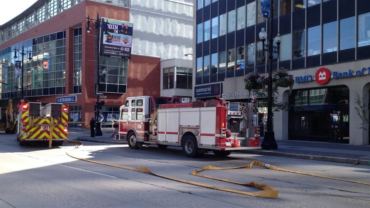 La fuite de gaz naturel au centreville de Winnipeg est réparée Radio