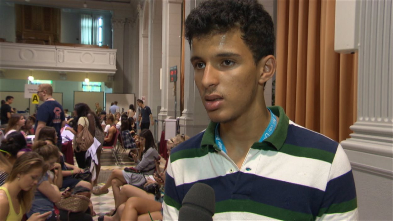 Originaire du Maroc, Yassine Moumssi dit avoir choisi l'Université d'Ottawa en raison des droits de scolarité avantageux.