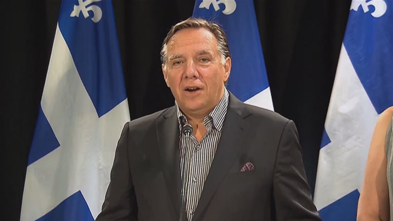 Le chef de la CAQ, François Legault
