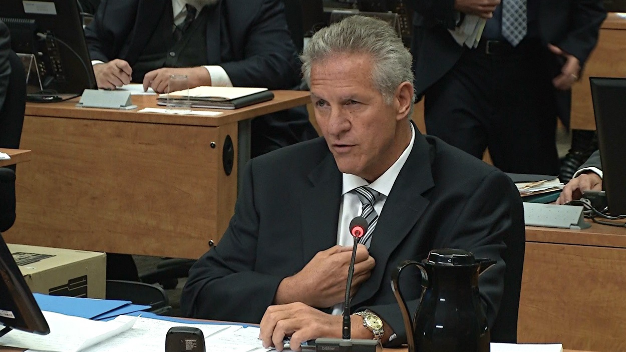 Tony Accurso à son 4e jour de témoignage à la CIEC.