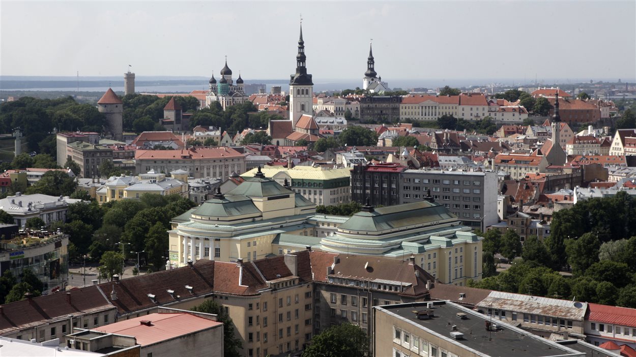 Vue sur Tallinn, capitale de l'Estonie, le 13 juillet 2010