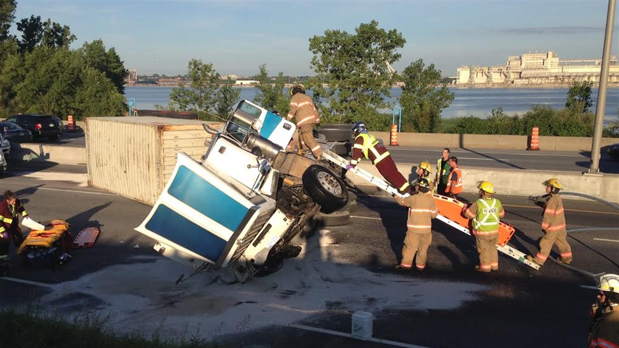 Accident sur la 132 est RadioCanada