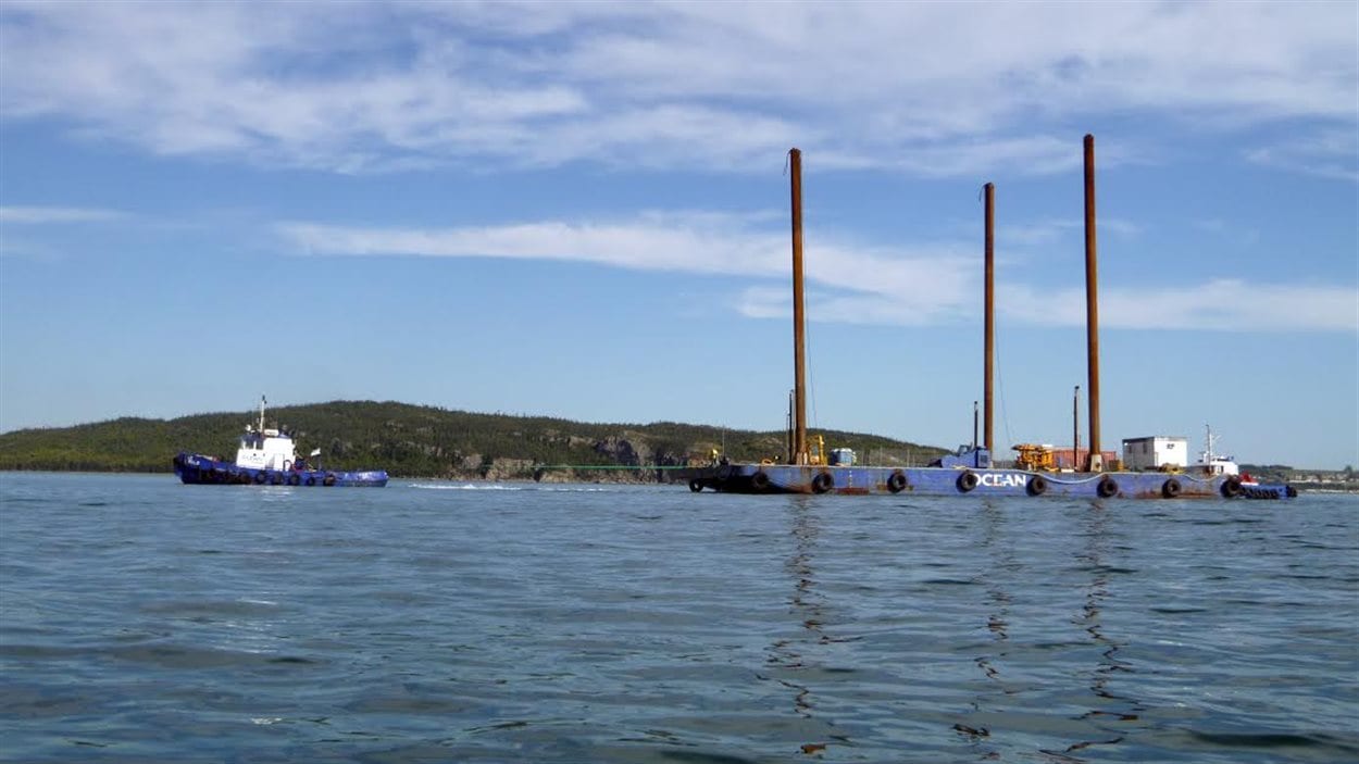 Les bateaux de TransCanada rentrent au port de Cacouna